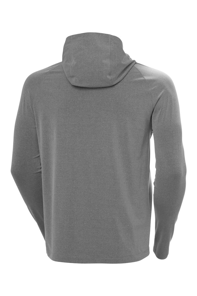 Tyri Pullover Hoodie, Alternate, color, EBONY MELANGE