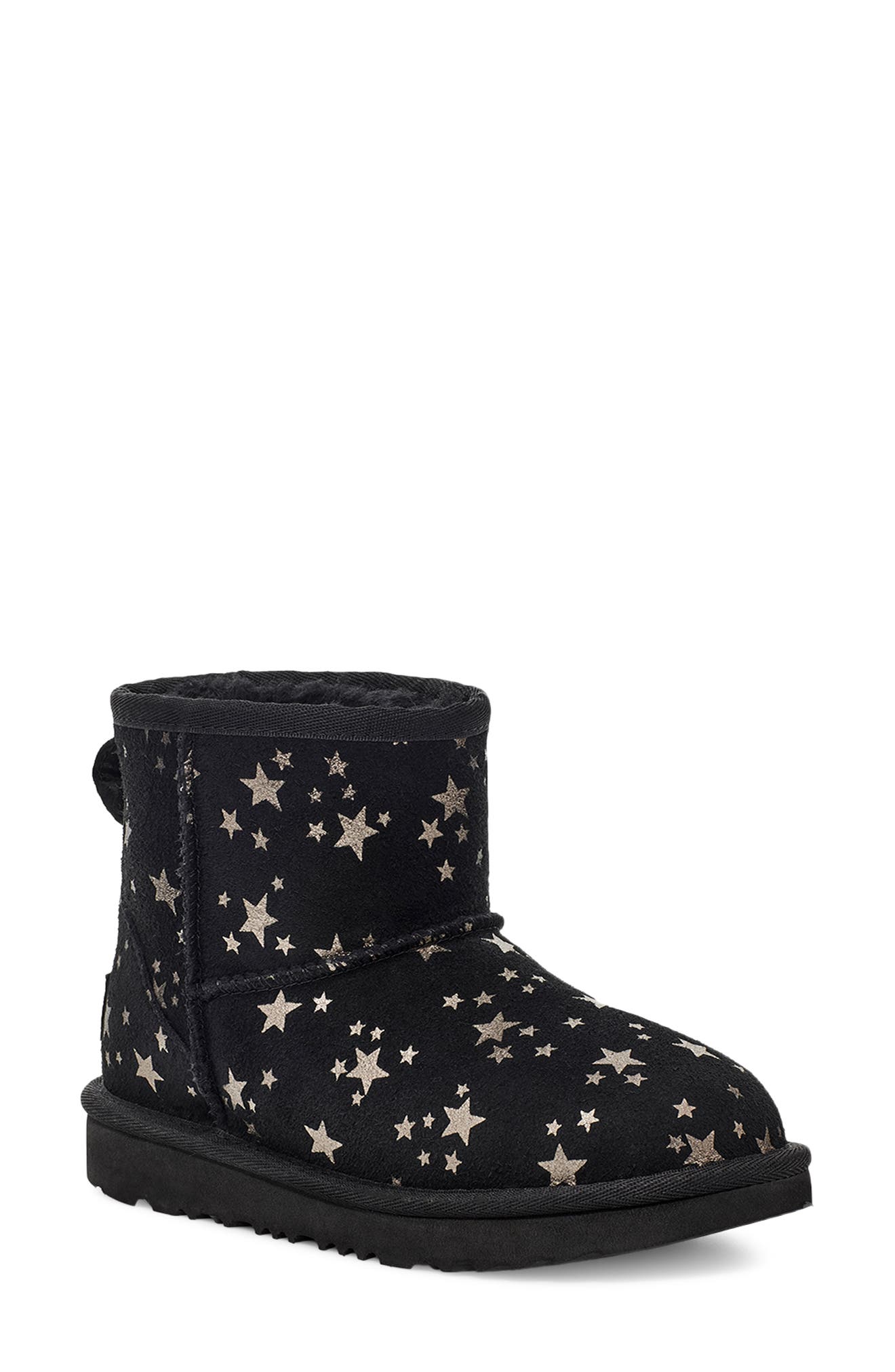 UGG<sup>®</sup> Kids' Classic Mini II Star Boot, Main, color, 