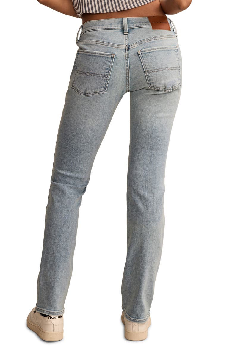 Sweet Mid Rise Straight Leg Jeans, Alternate, color, LOVERS LANE WASH