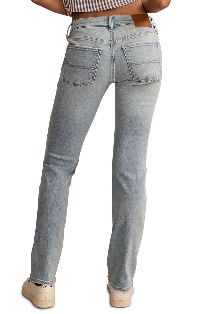 Lucky Brand Sweet Mid Rise Straight Leg Jeans, Alternate, color, Lovers Lane Wash