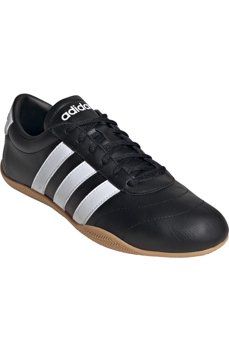 adidas Grand Court Lo Sneaker, Main, color, Black/ White/ Gum