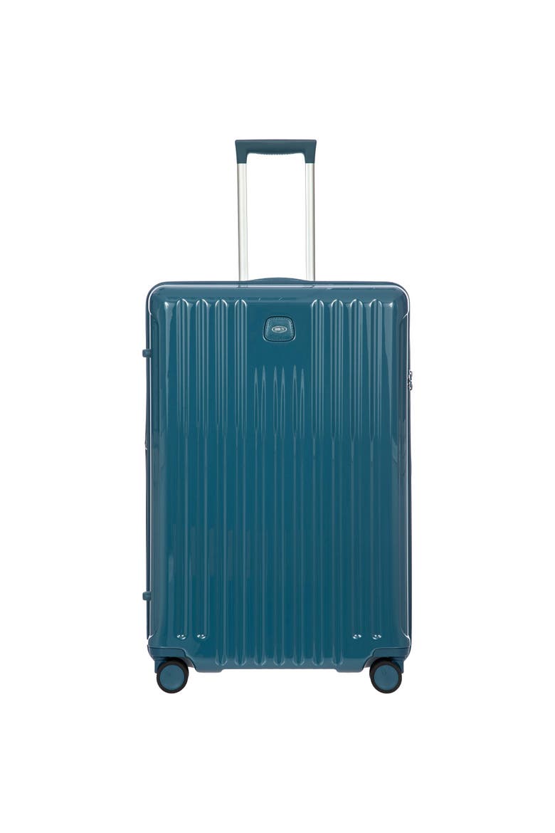 Positano Hardside Expandable 30" Large Checked Spinner Luggage, Main, color, Sea Green