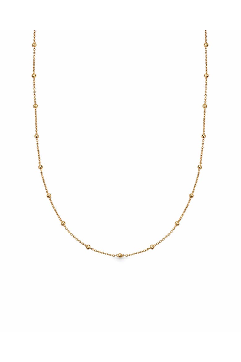 Gold Aurora Station Necklace, Main, color, Gold