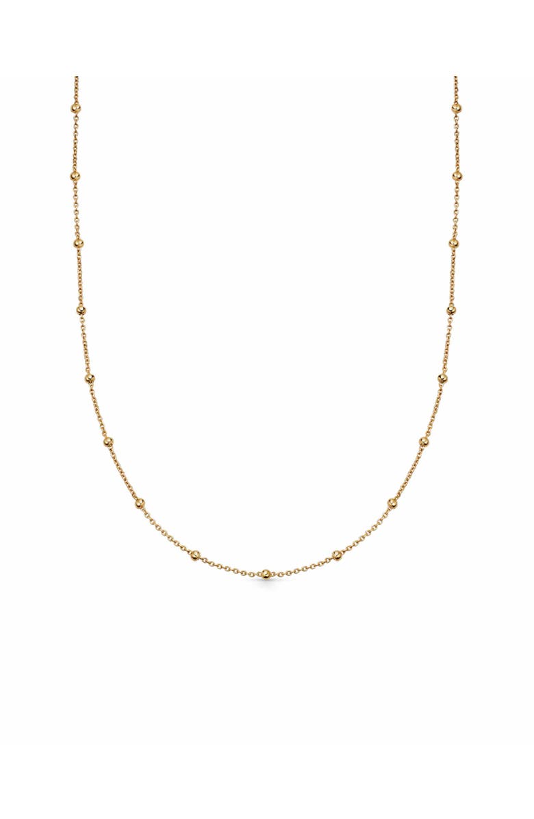 Astley Clarke Gold Aurora Station Necklace, Main, color, Gold