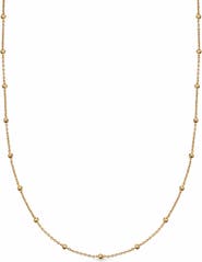 Astley Clarke Gold Aurora Station Necklace