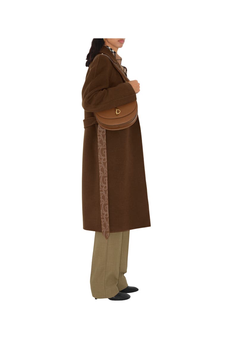 Burberry Wool Cashmere Wrap Coat, Alternate, color, 