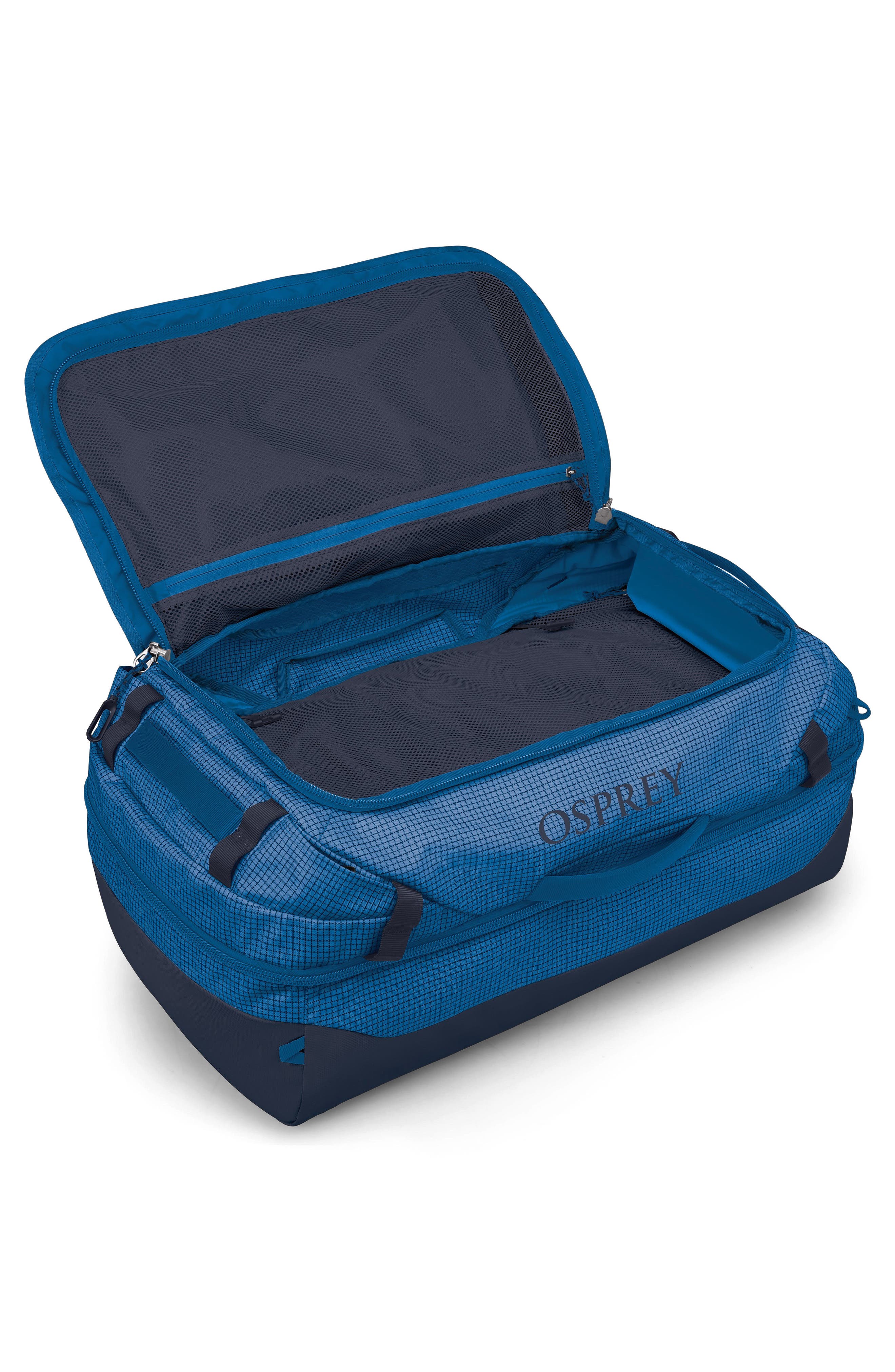 Transporter 70-Liter Squffel Duffle Luggage, Alternate, color, BLUE FLAME/NOCTURNAL BLUE