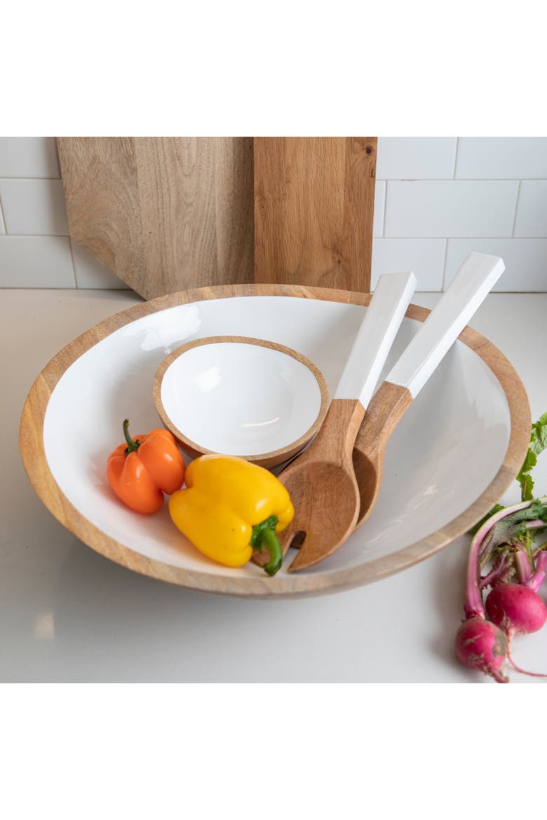 Madras Serving Set, Alternate, color, Natural