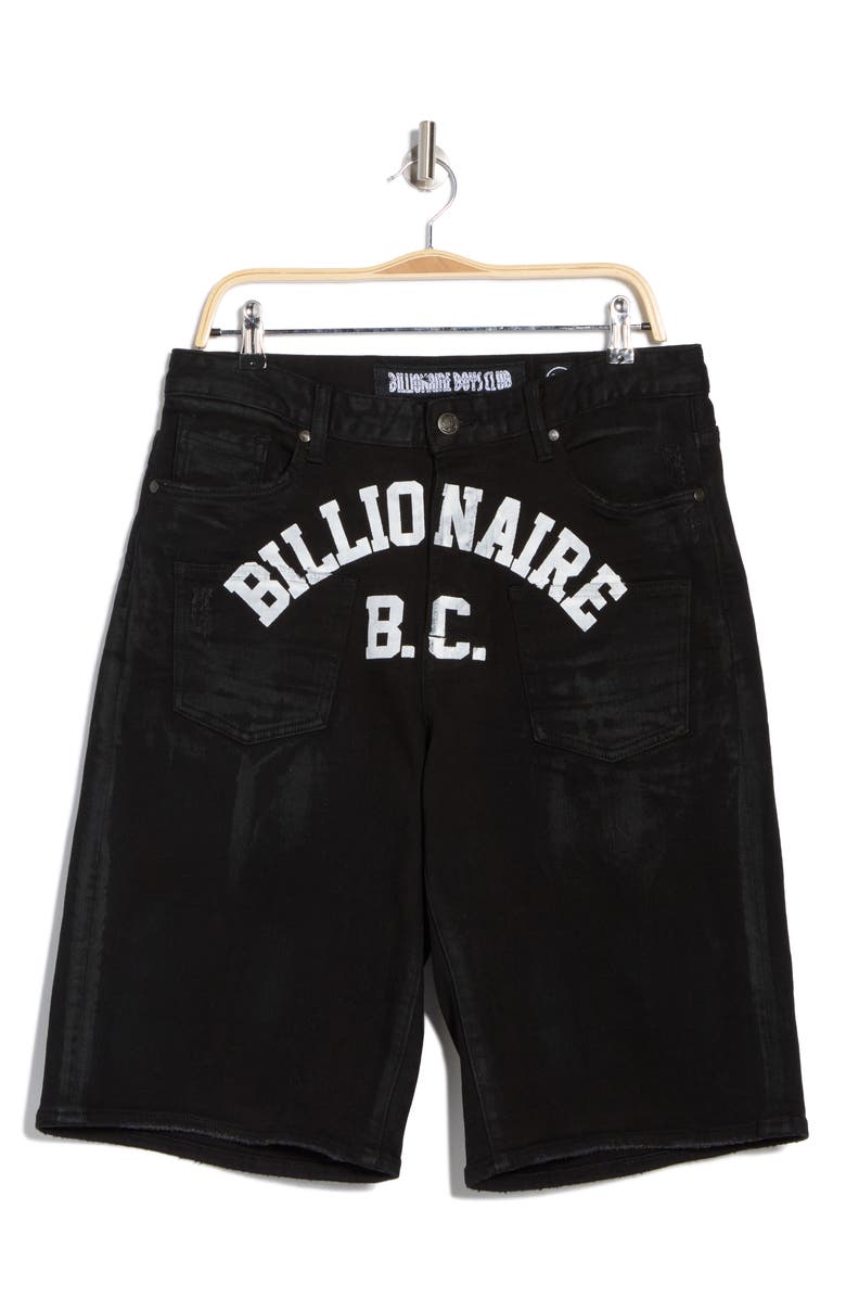Billionaire Boys Club Off World Nonstretch Denim Shorts, Alternate, color,