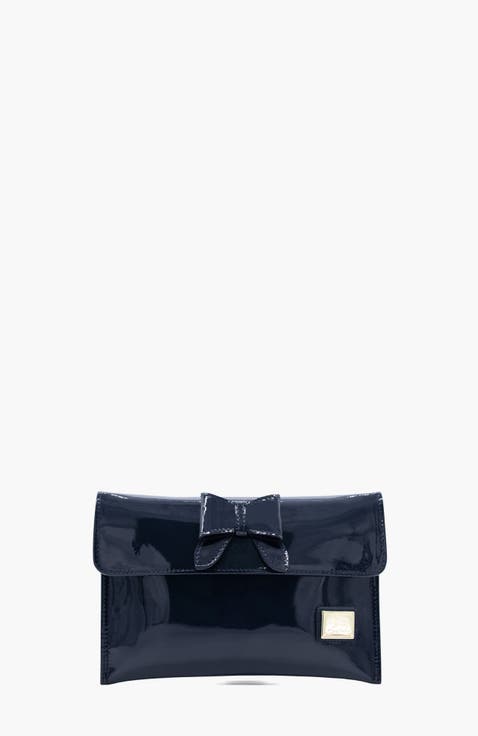 All In 68 Patent Leather Clutch Bag