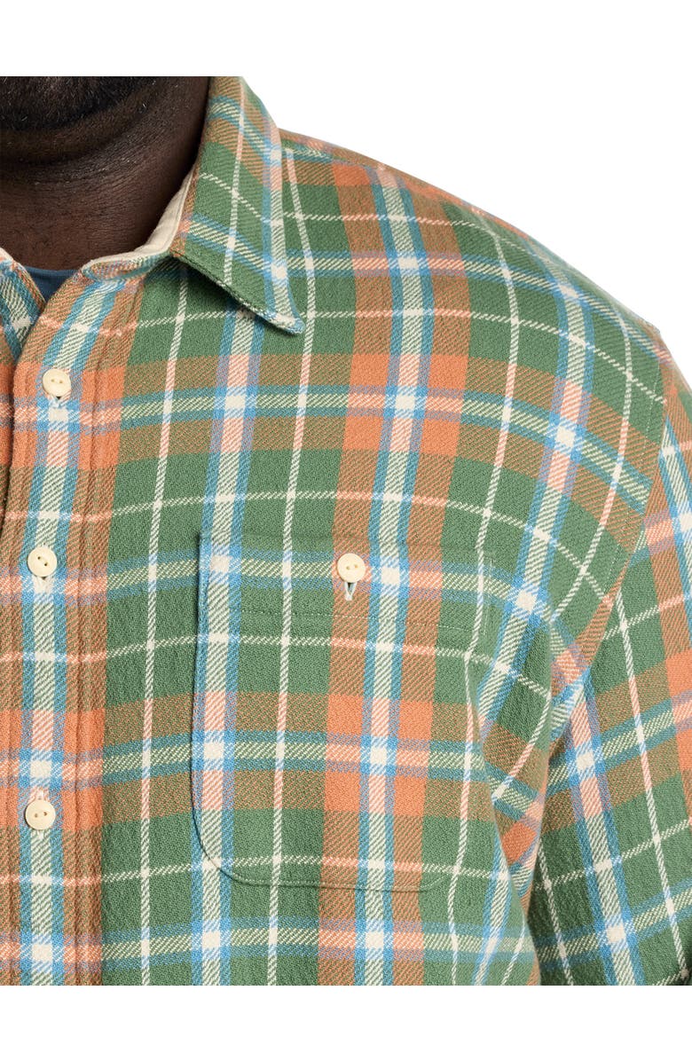 Faherty Surf Flannel Shirt Jacket, Alternate, color, Forest Hollow Plaid