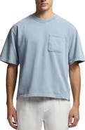 Ralph Lauren Purple Label Oversize Vintage Cotton Jersey Pocket T-Shirt