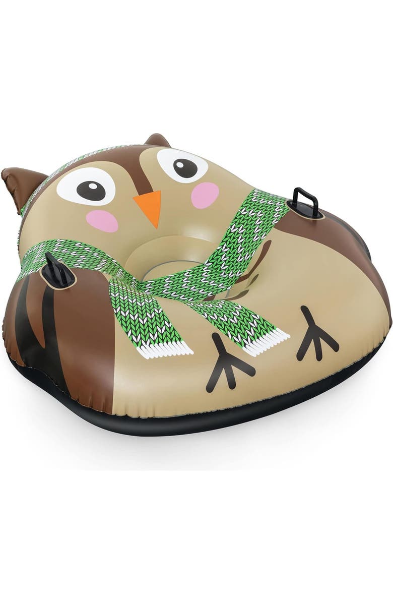 H2OGO! Inflatable Winter Snow Tube Sled, Main, color, Multicolored