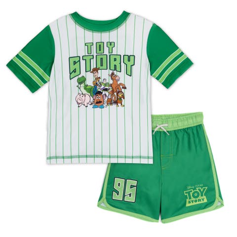 Toy Story Swimwear 2-Piece Rash Guard and Swim Trunks Set (Toddler & Little Kid)
