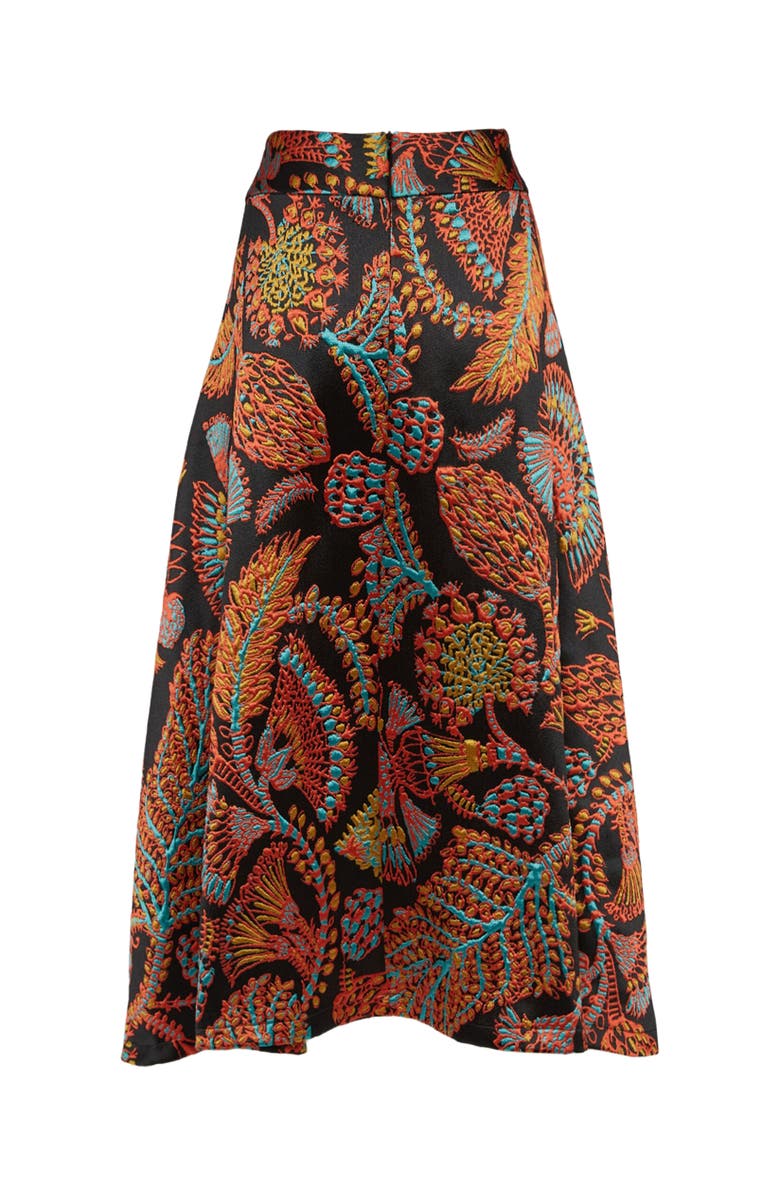 La DoubleJ Milano Skirt Jacquard Sicomore Black, Alternate, color, Jacquard Sicomore Black