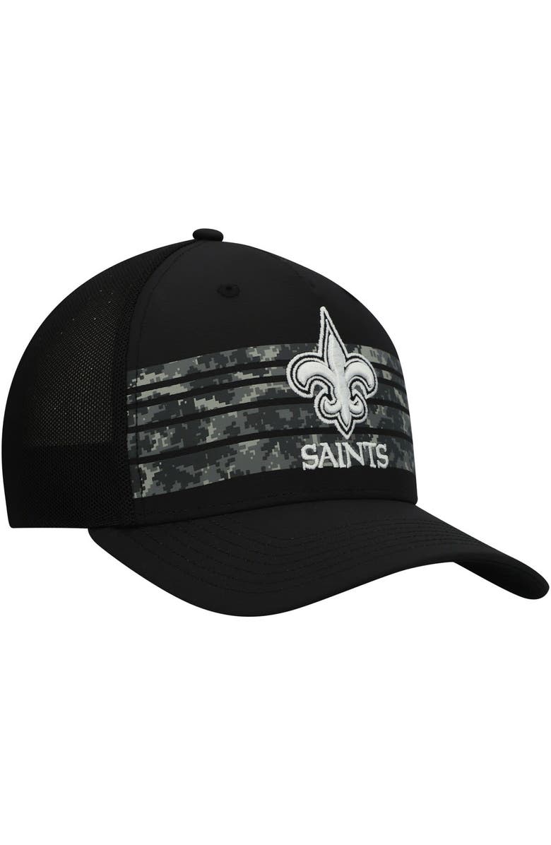 '47 Men's '47 Black New Orleans Saints Gaven MVP Trucker Snapback Hat, Alternate, color,