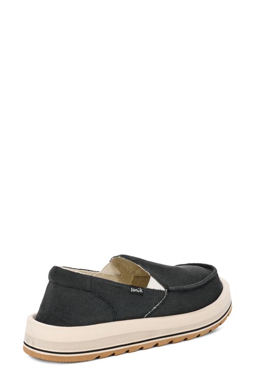 Sanuk Donna Mesa Slip-on Sneaker In Black