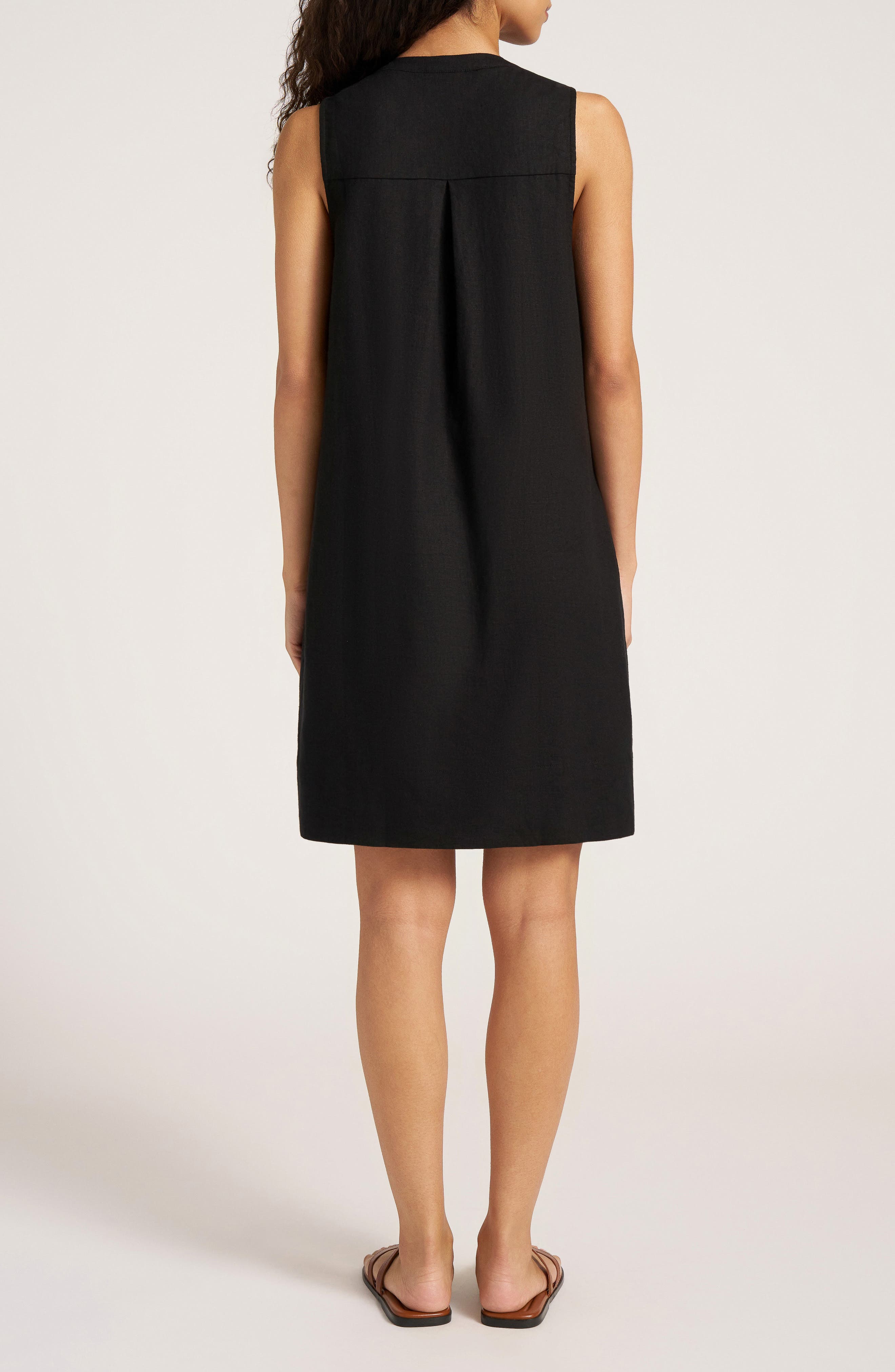 Helena Pleat Shift Dress - image 2