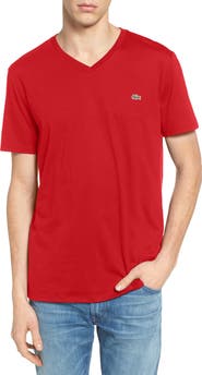 Lacoste Regular Fit V-Neck T-Shirt
