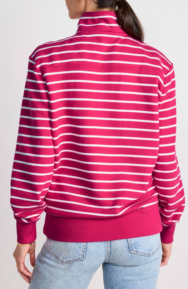 vineyard vines Shep Quarter Zip Pullover, Alternate, color, Stripe Charm Pink