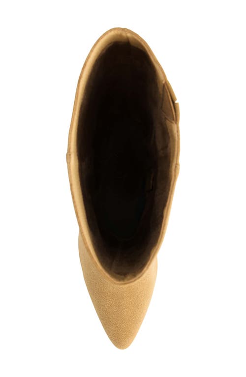 Coconuts By Matisse Willow Pointed Toe Knee High Boot In Gold