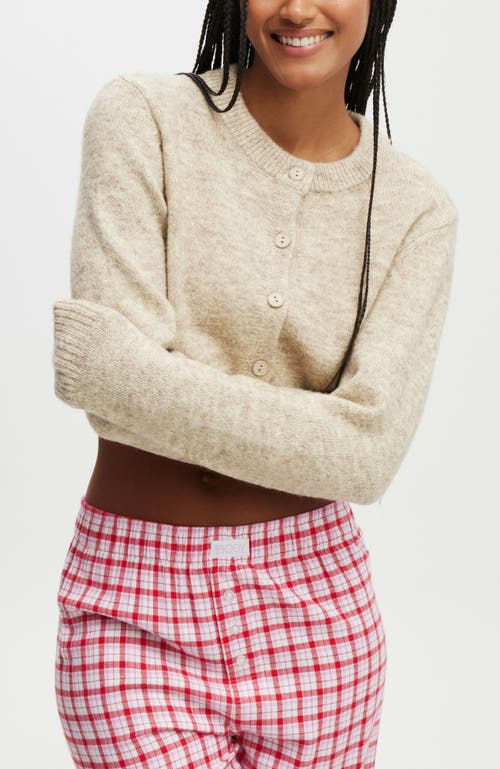 COTTON ON BODY CROPPED KNIT CARDIGAN
