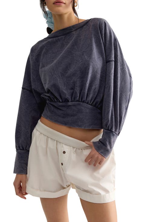 Better Together Ruched Sweatshirt