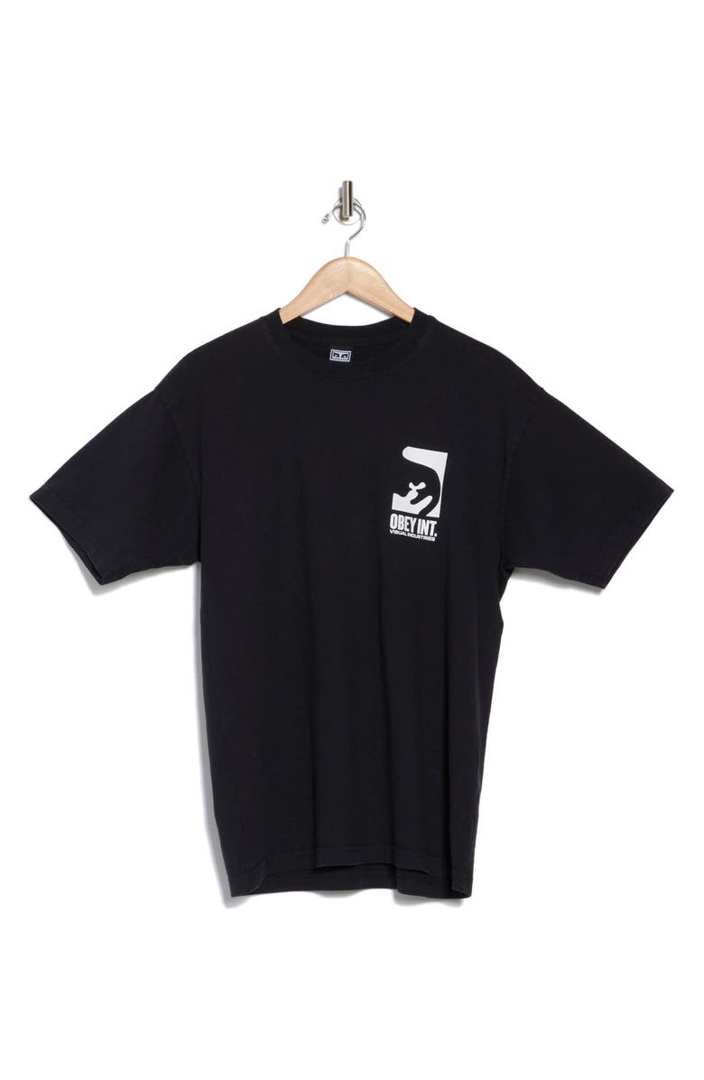 Obey Visual Industries Short Sleeve Graphic T-shirt, Alternate, color,