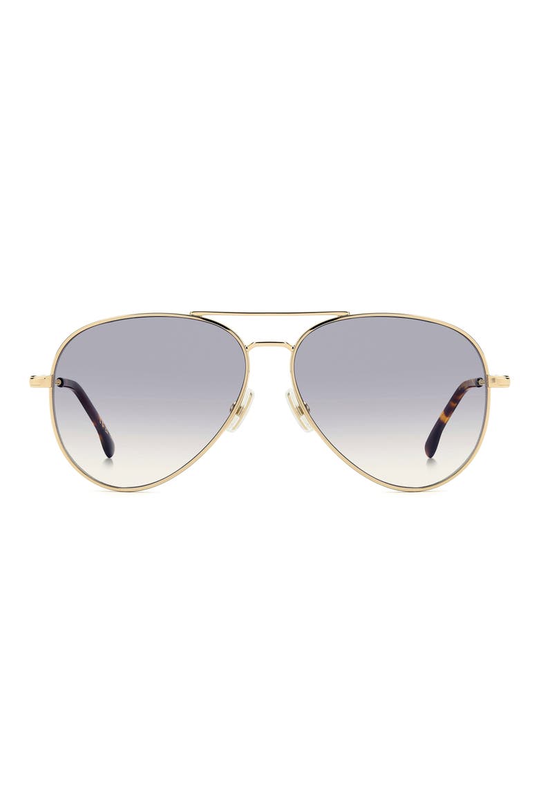 58mm Gradient Pilot Sunglasses, Main, color, 0J5G-VM