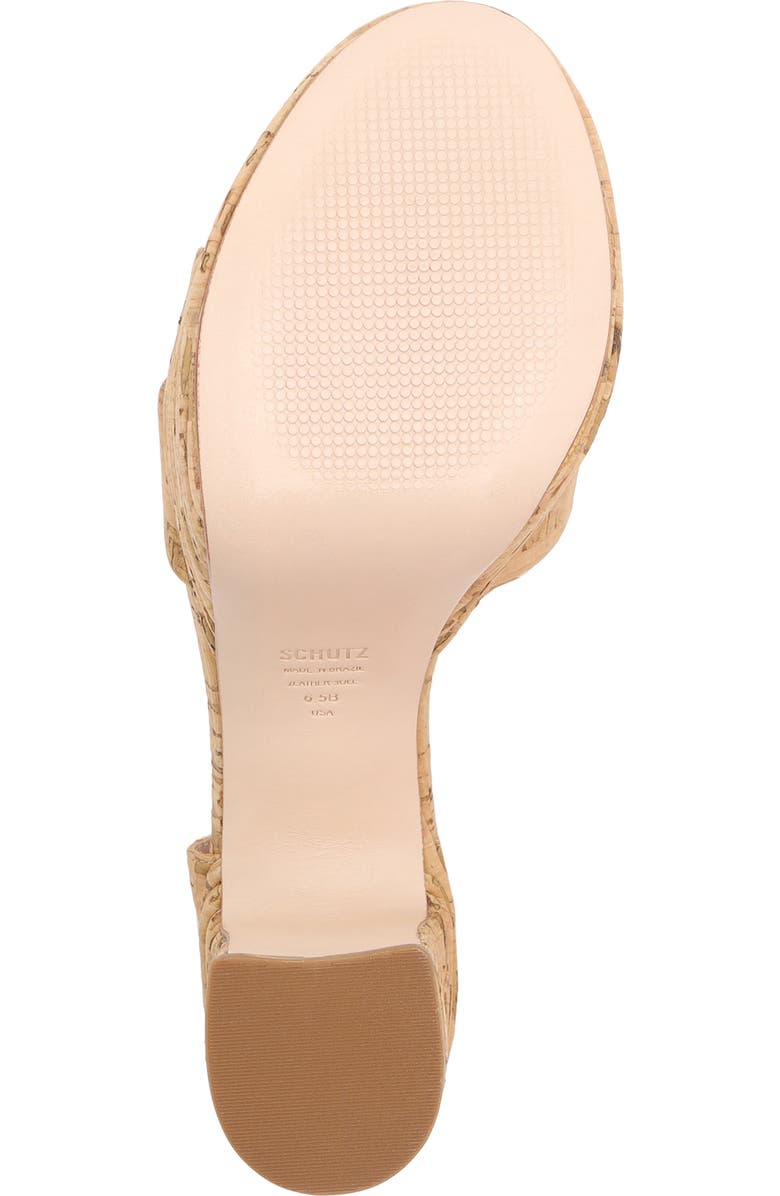 Schutz Darila Cork Platform Sandal, Alternate, color,