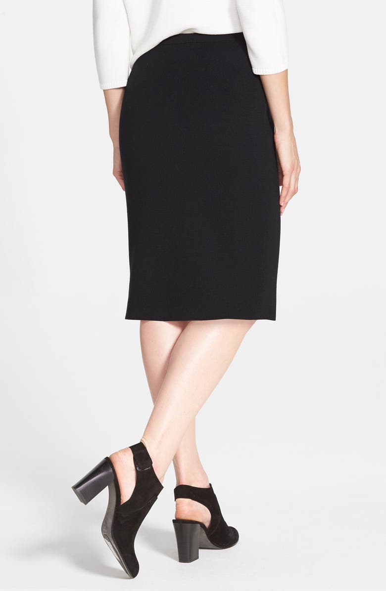Eileen Fisher Silk Blend Knit Straight Skirt, Alternate, color, 