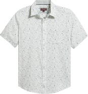 Johnston & Murphy Logan Short Sleeve Button-Up Shirt