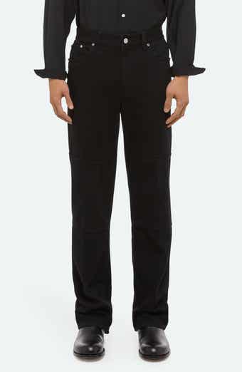 Helmut Lang Exposed Back Zip Detail Carpenter Jeans