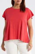 Eileen Fisher Crewneck Organic Cotton T-Shirt