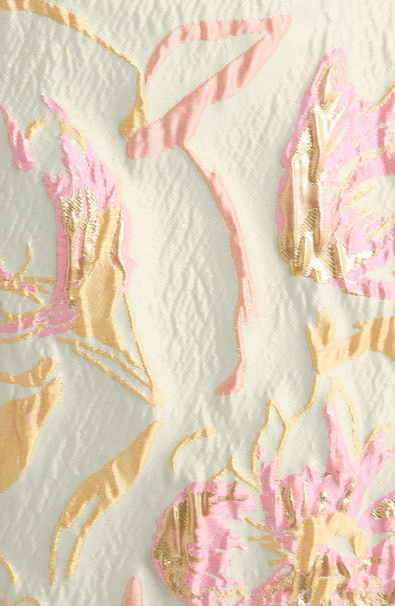 STAUD Halton Floral Jacquard Jacket, Alternate, color, Botanica A