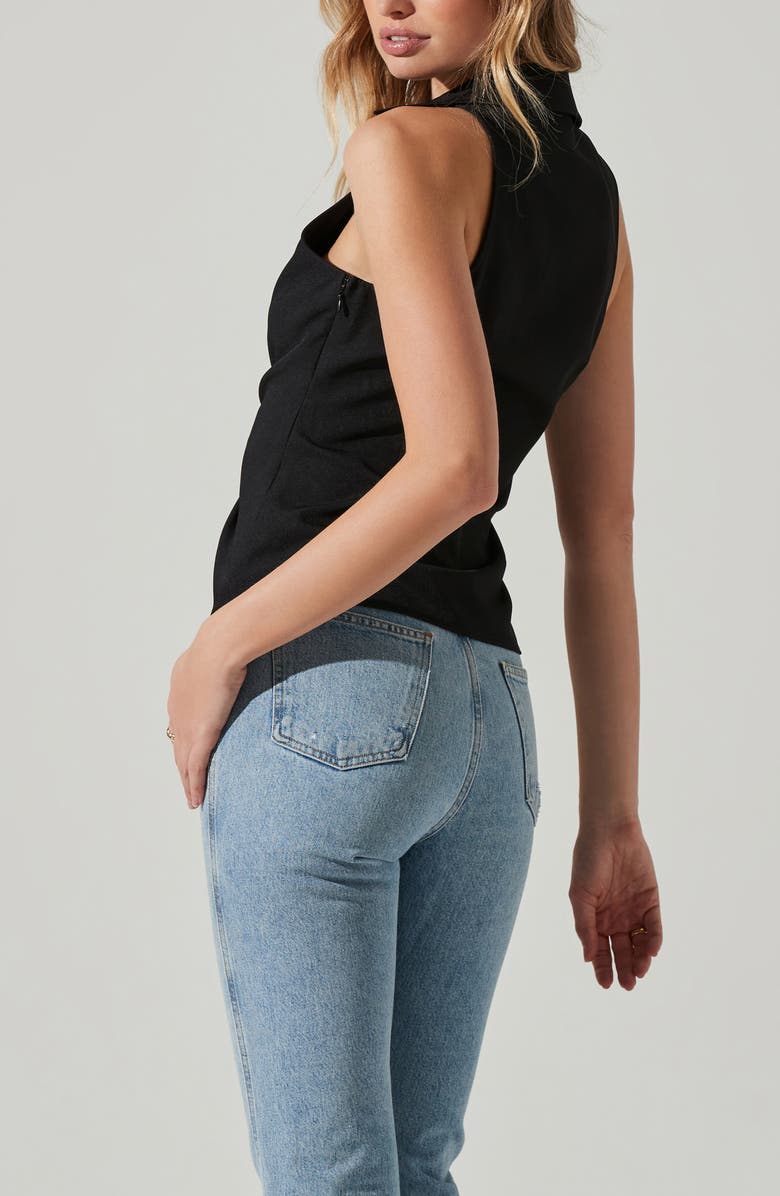 ASTR the Label Twist Front Sleeveless Top, Alternate, color, 