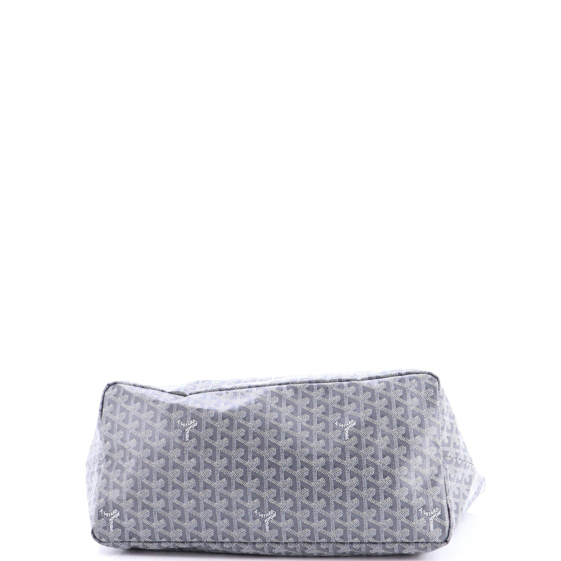 Pre-Owned Goyard Saint Louis Tote Coated Canvas GM, Alternate, color, Gray