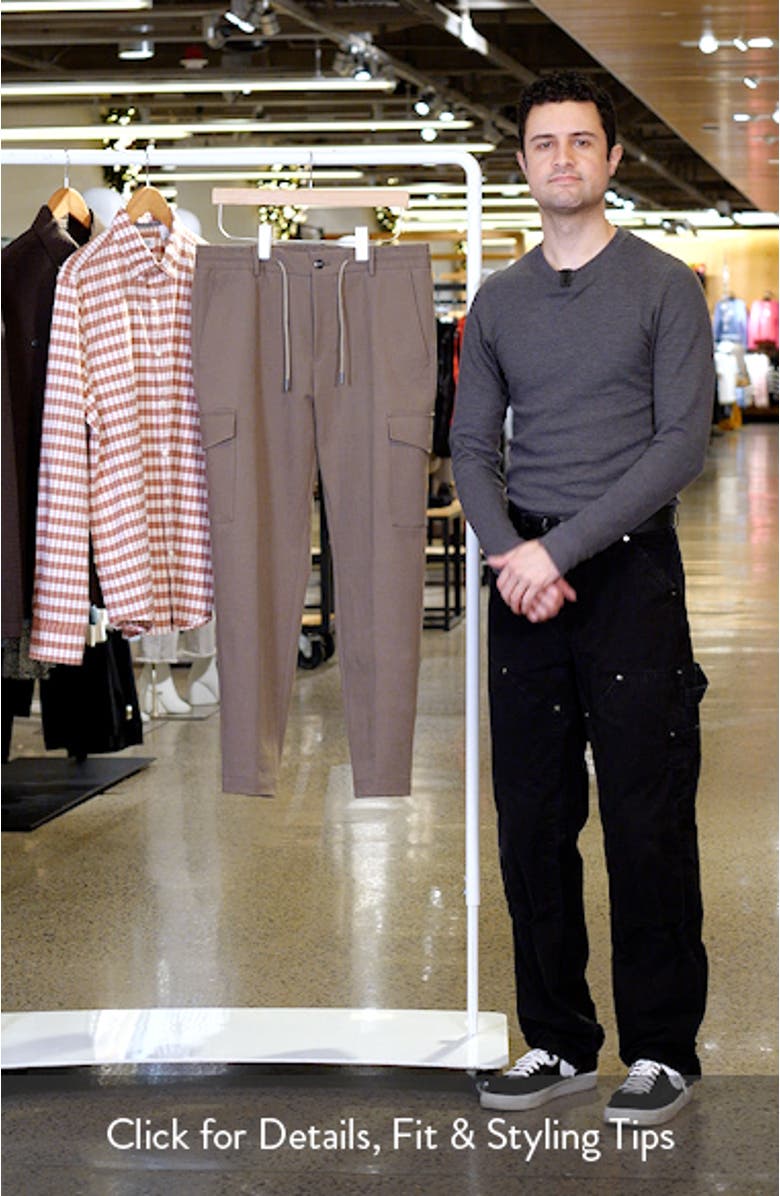 Pagol Stretch Cotton Drawstring Pants, sales video thumbnail