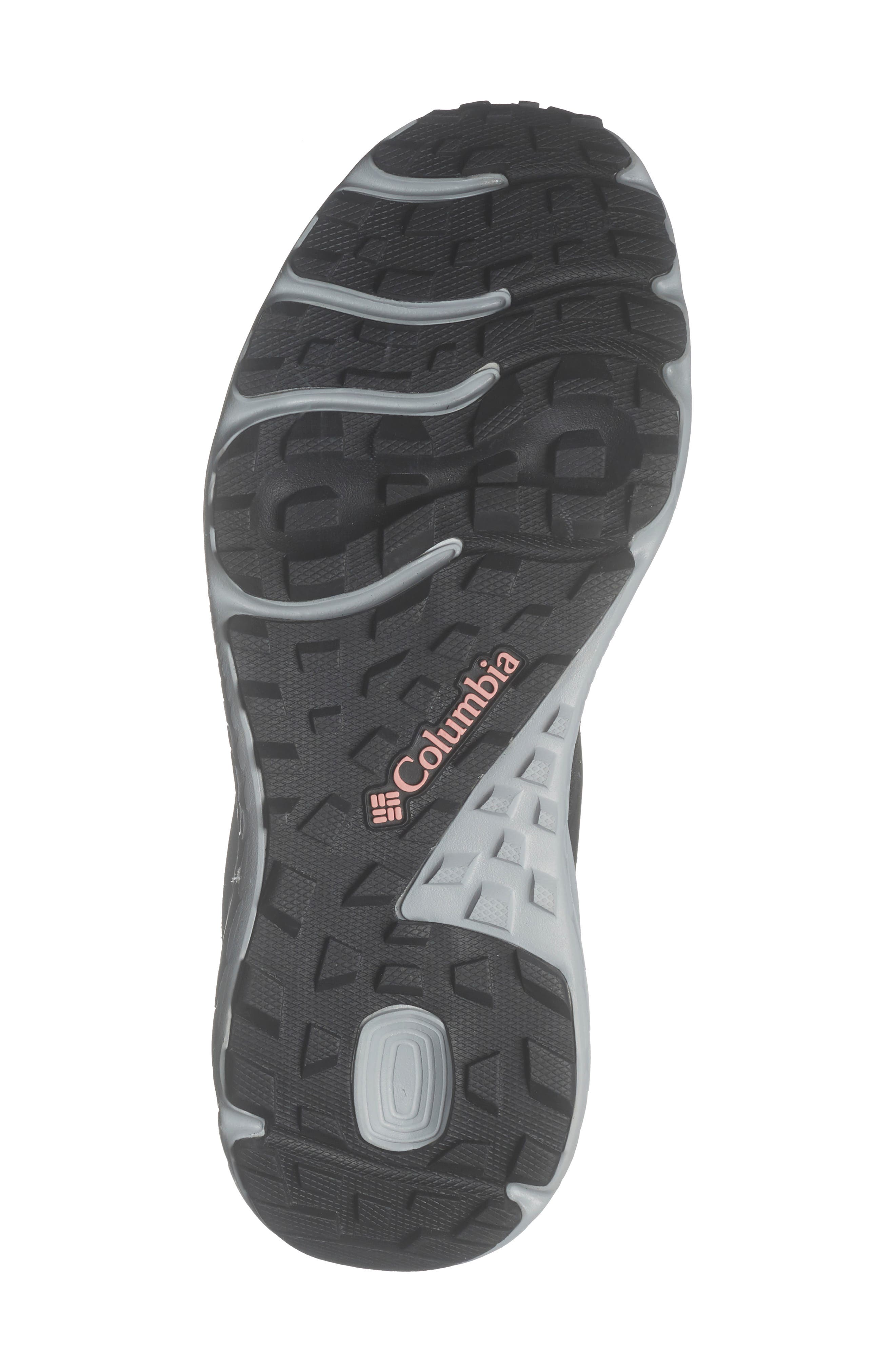 Vertisol Trail Running Shoe, Alternate, color, BLACK/ SALMON ROSE