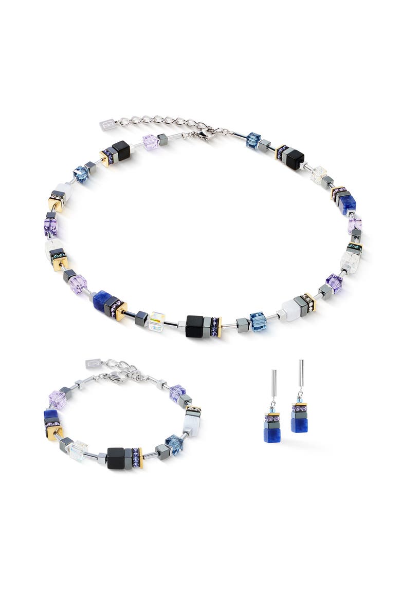 Geocube Precious Motion Necklace, Alternate, color, Blue Moon