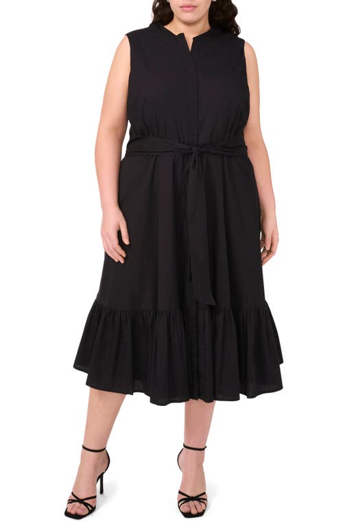 Halogenr Halogen(r) Tie Front Cotton Midi Sundress