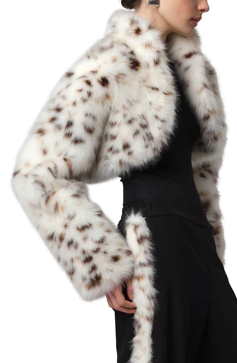 Apparis Odette Faux Fur Bolero, Alternate, color, 