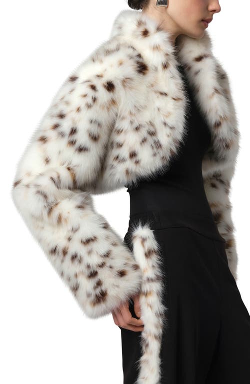 Apparis Odette Faux Fur Bolero In Multi