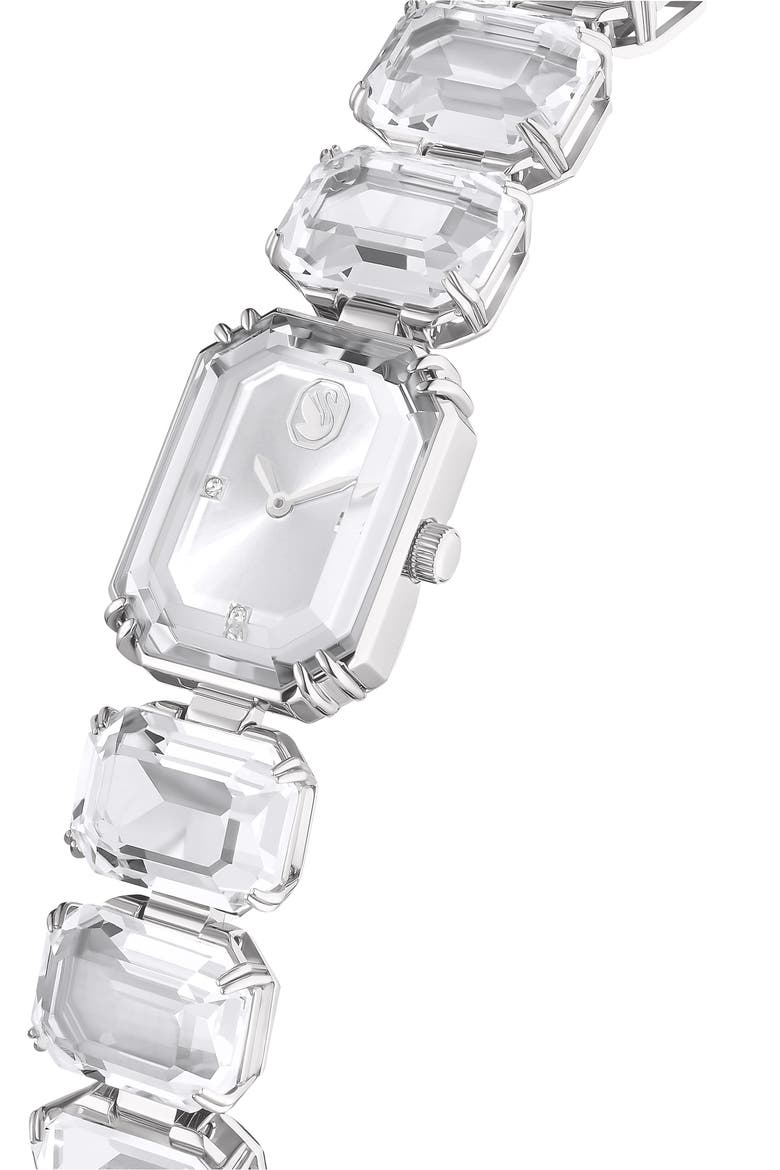 Millenia Bracelet Watch, 23mm x 17mm case, Alternate, color, WHITE