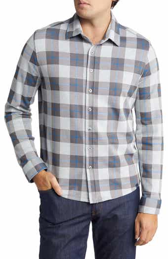 Stone Rose Men's Check Plaid Button-Up Shirt