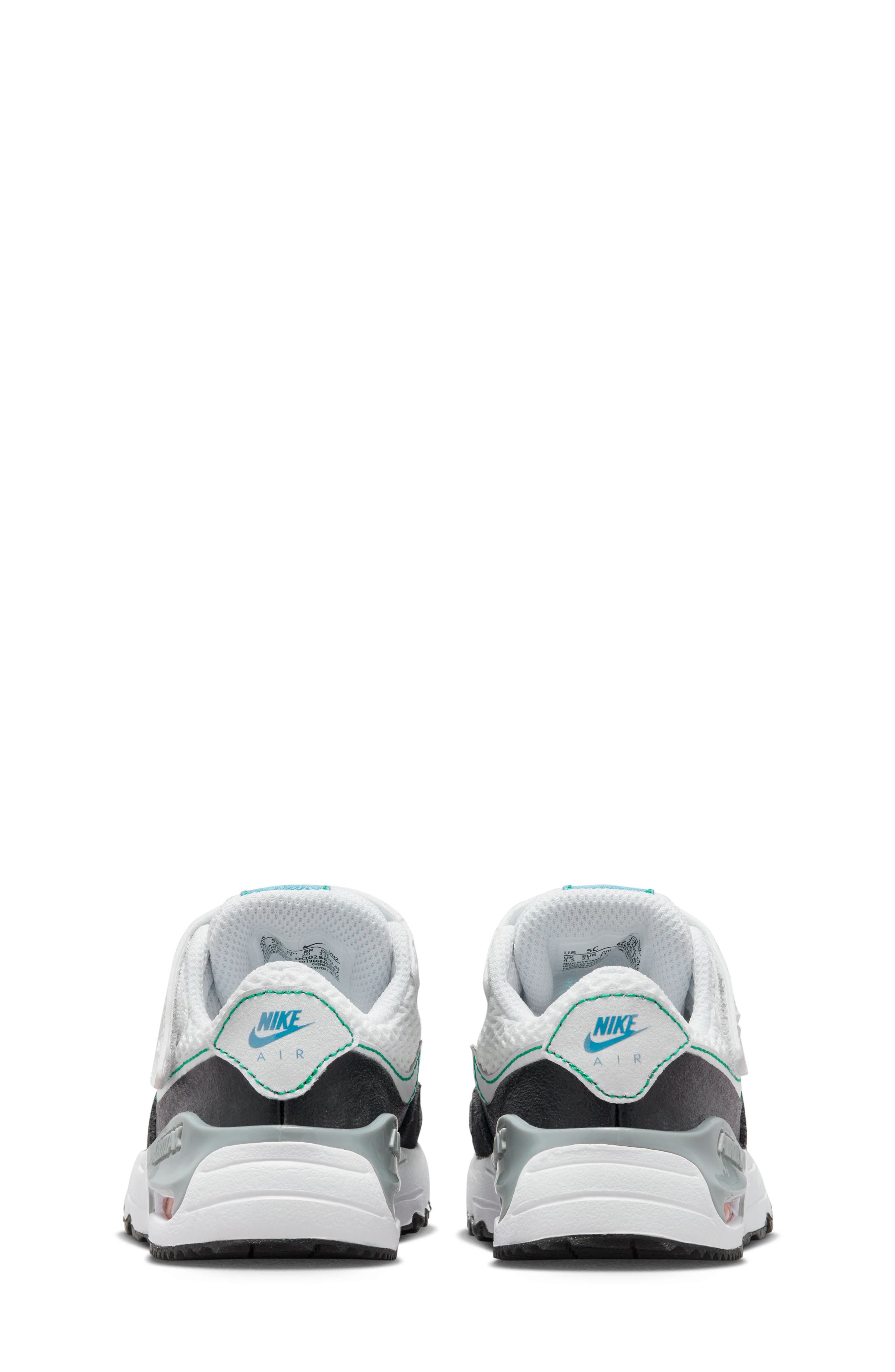 Kids' Air Max SYSTM Sneaker, Alternate, color, WHITE/ PLATINUM/ BLACK/ GREY
