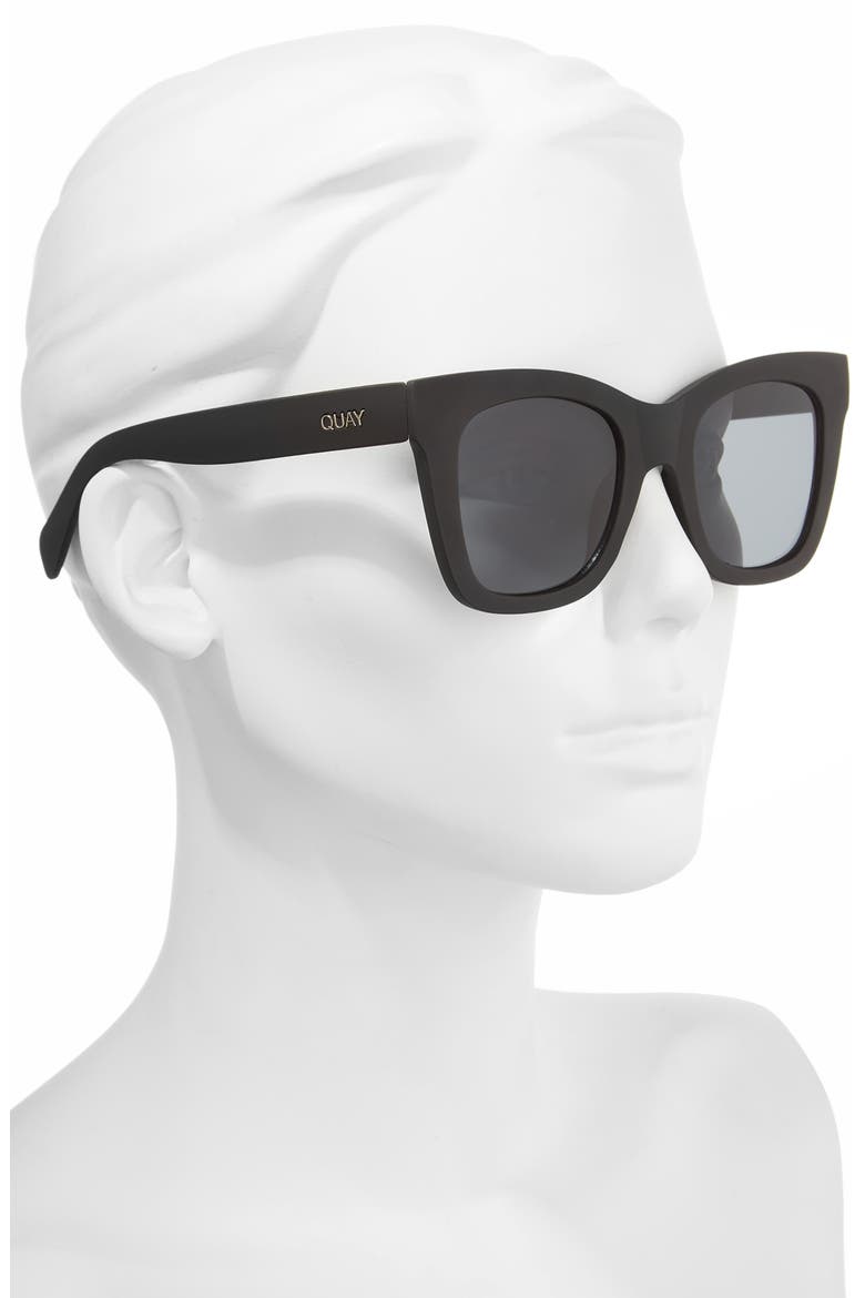 After Hours 51mm Square Sunglasses, Alternate, color, BLACK SMOKE