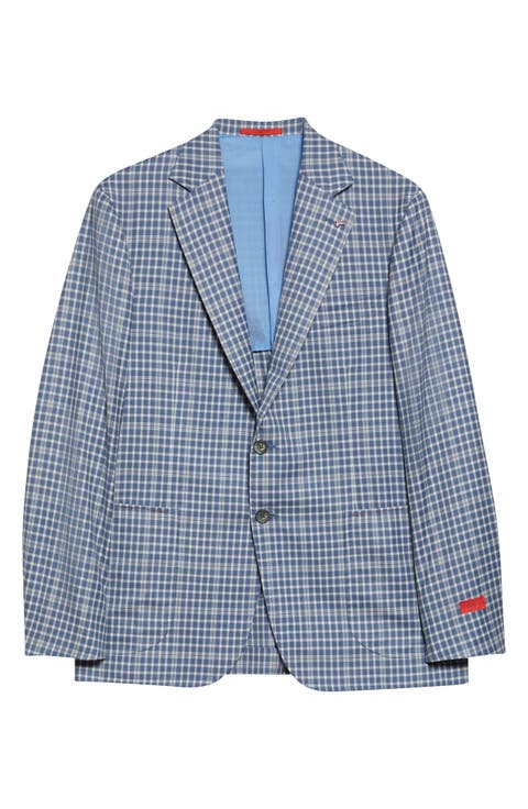 Delain Check Wool Sport Coat