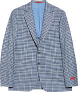 ISAIA Delain Check Wool Sport Coat