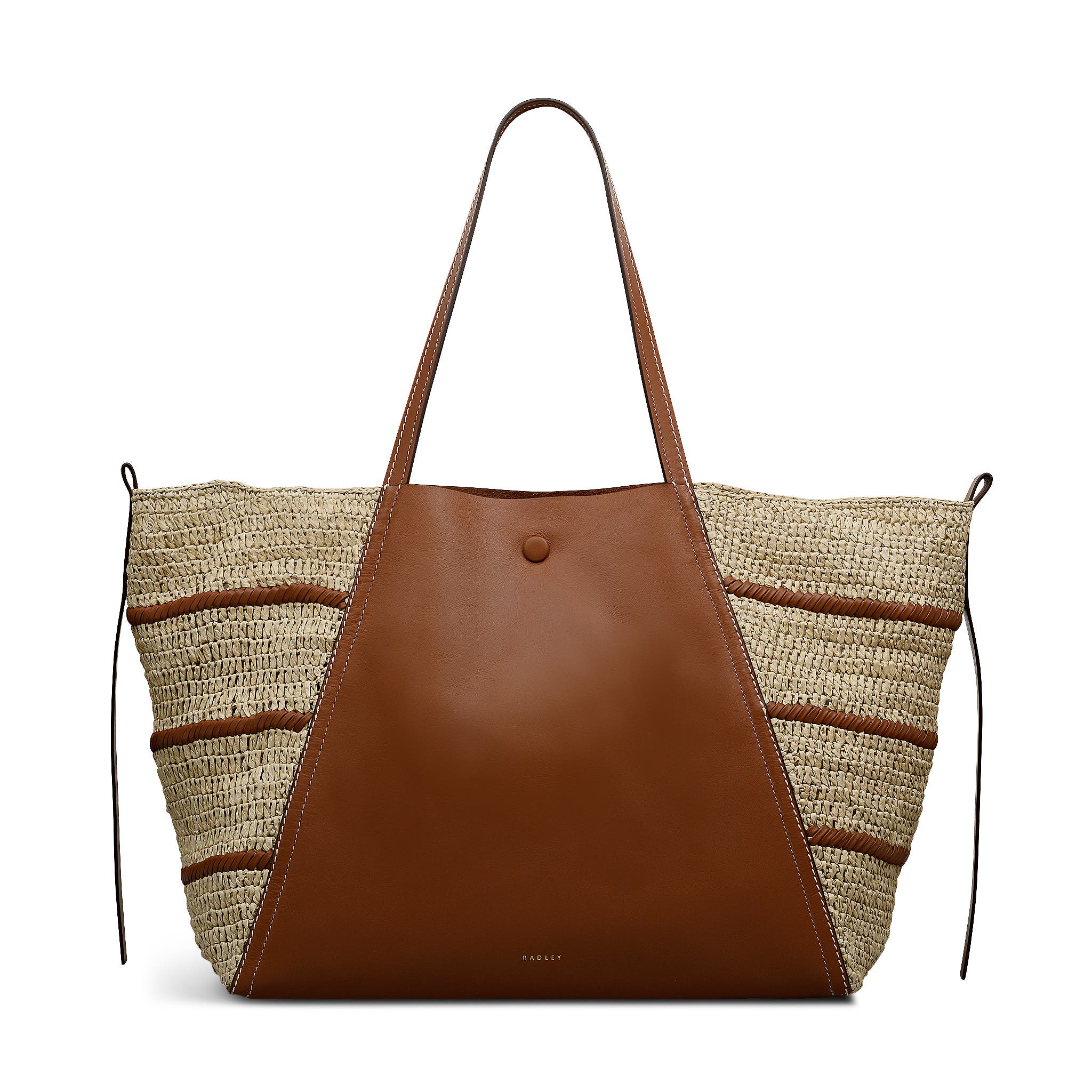 Radley The Delphine - Raffia Extra Large Open Top Woven Tote Bag, Alternate, color, Natural